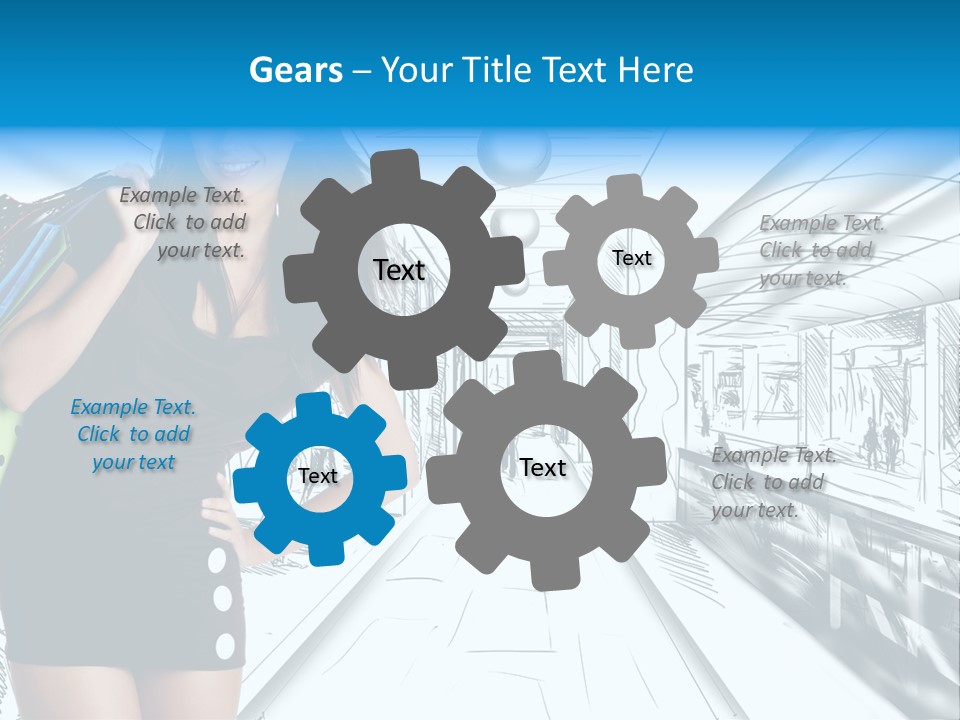 Draw Retail Purchase PowerPoint Template