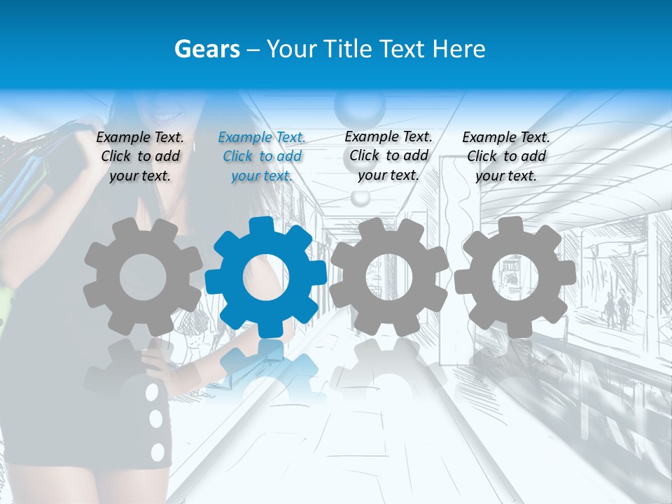 Draw Retail Purchase PowerPoint Template