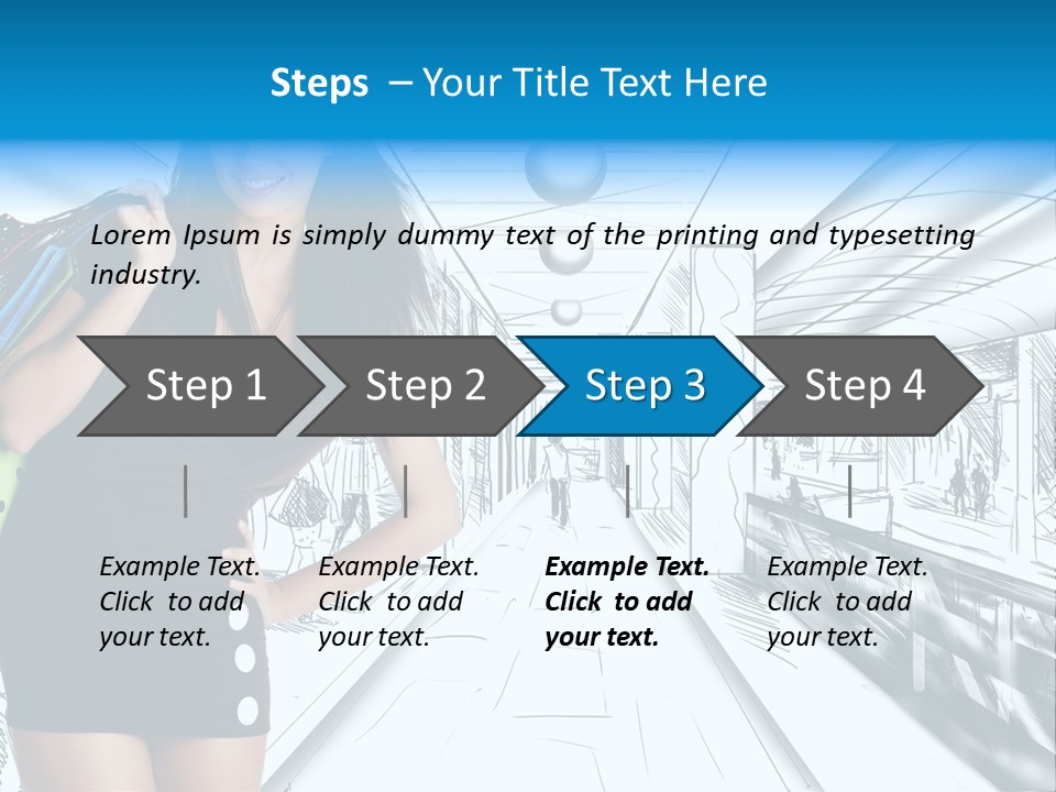 Draw Retail Purchase PowerPoint Template