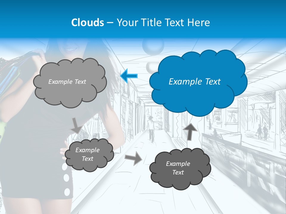 Draw Retail Purchase PowerPoint Template