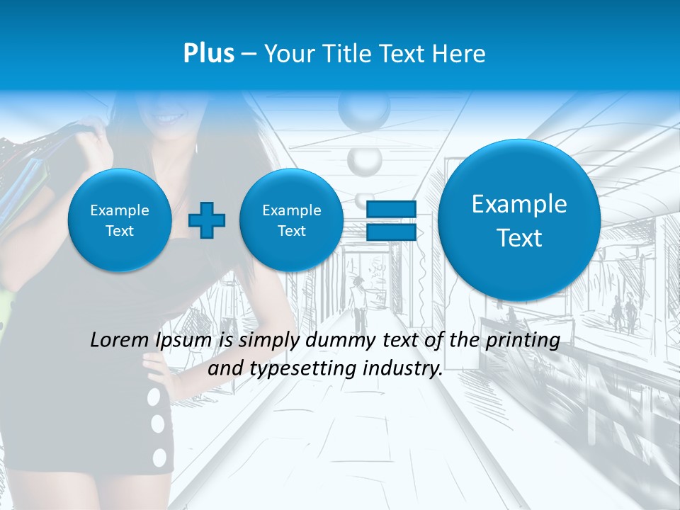 Draw Retail Purchase PowerPoint Template