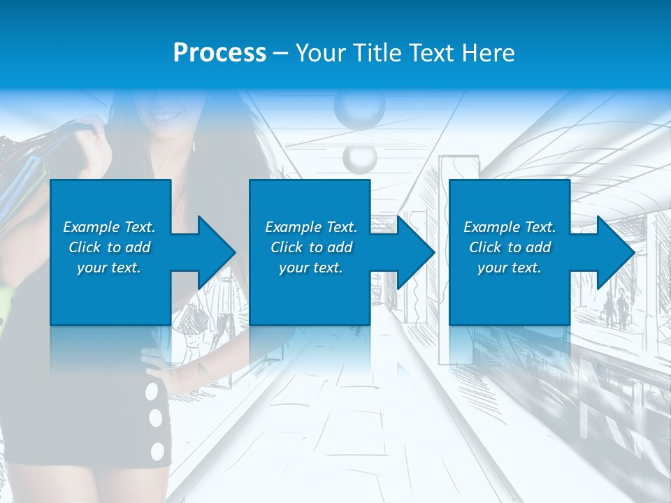 Draw Retail Purchase PowerPoint Template