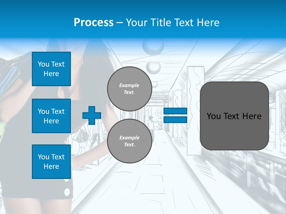 Draw Retail Purchase PowerPoint Template