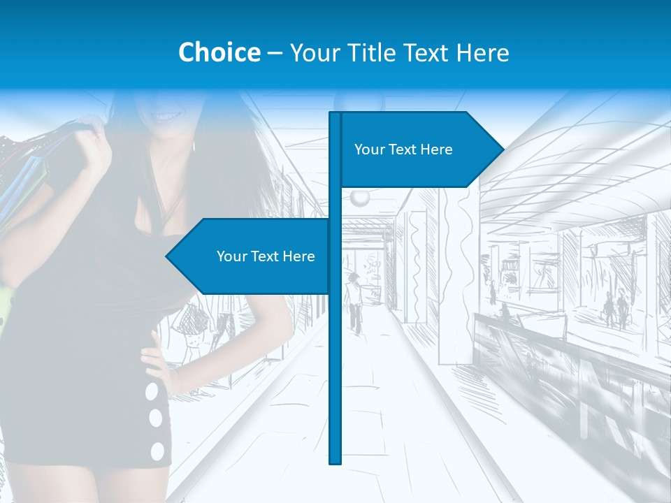 Draw Retail Purchase PowerPoint Template