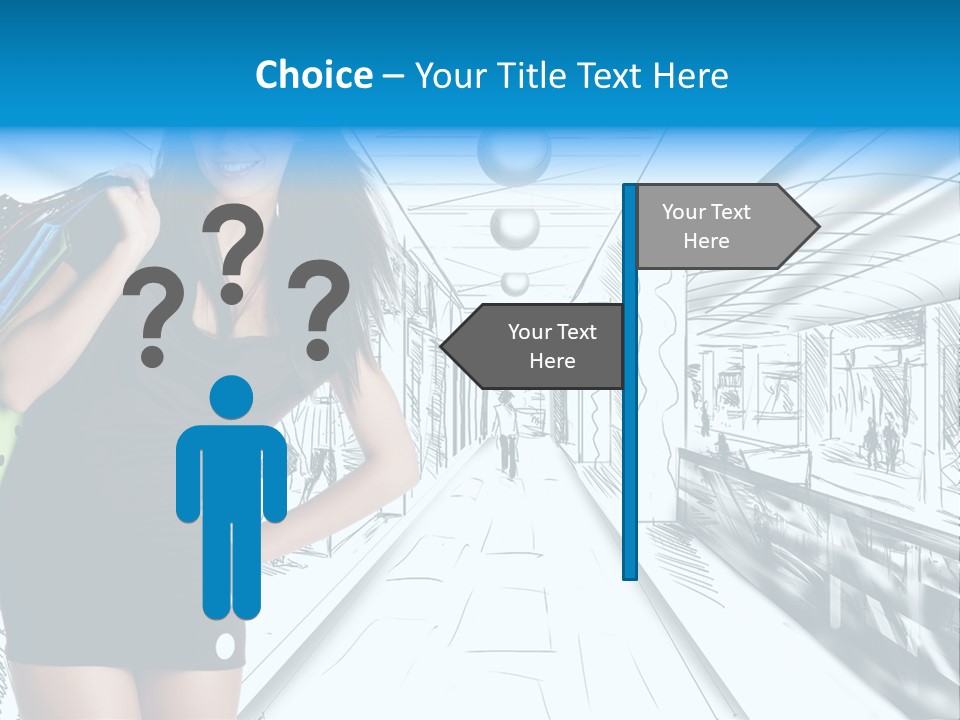 Draw Retail Purchase PowerPoint Template