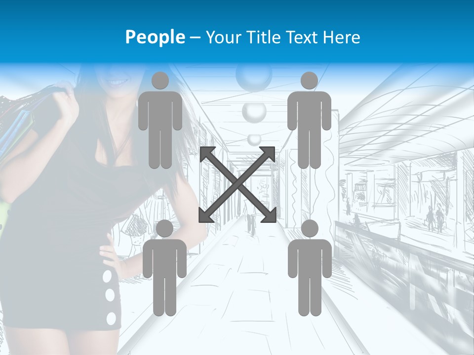 Draw Retail Purchase PowerPoint Template