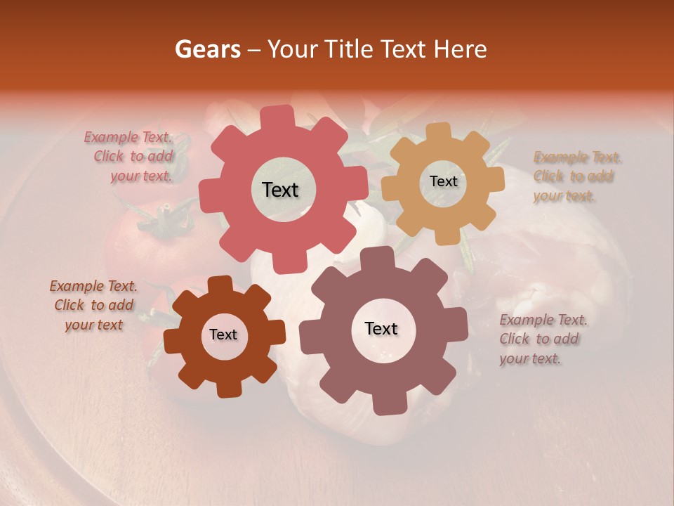 Poultry Dish Diet PowerPoint Template