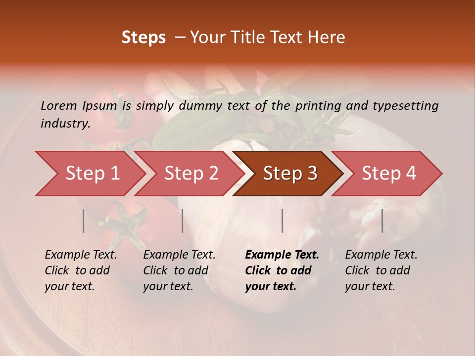 Poultry Dish Diet PowerPoint Template
