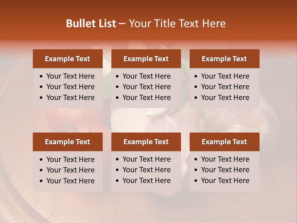 Poultry Dish Diet PowerPoint Template