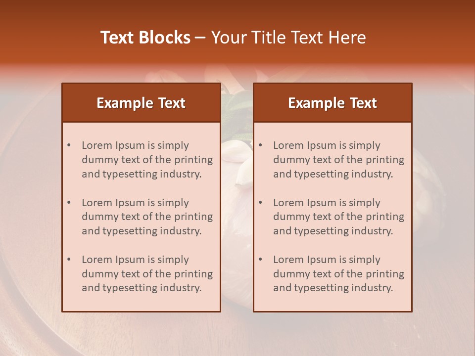 Poultry Dish Diet PowerPoint Template