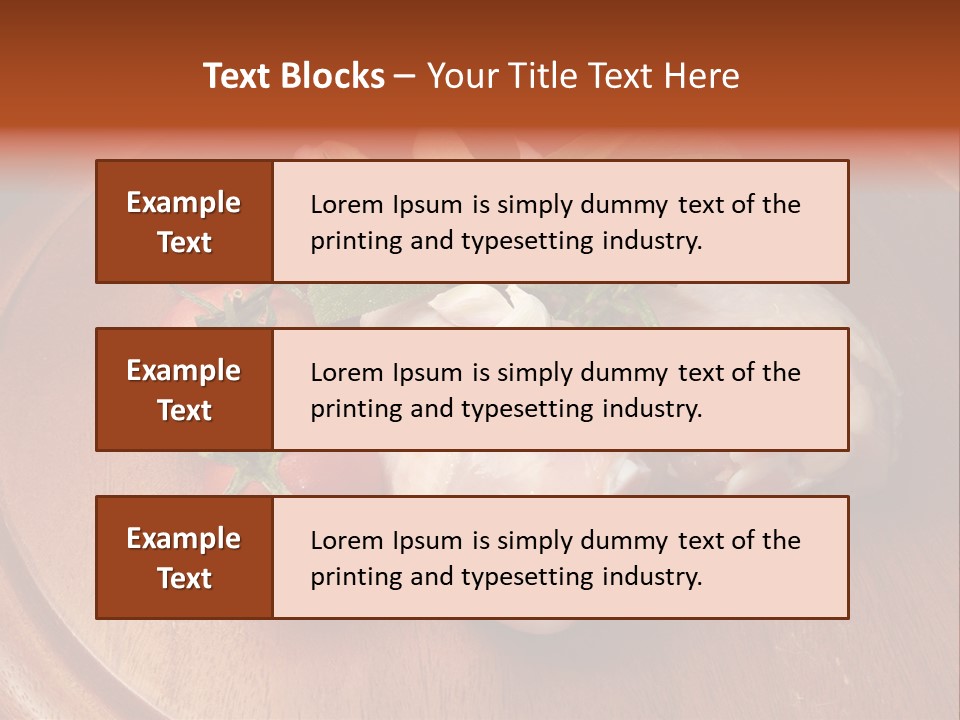 Poultry Dish Diet PowerPoint Template