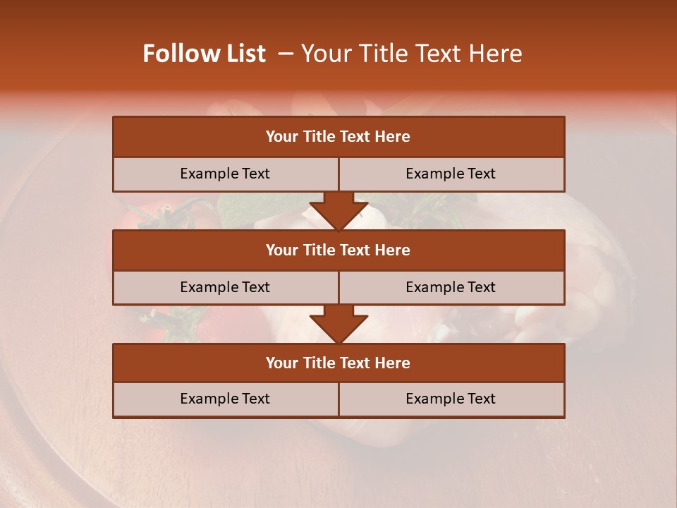 Poultry Dish Diet PowerPoint Template