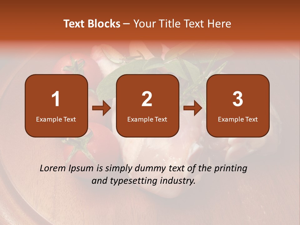 Poultry Dish Diet PowerPoint Template