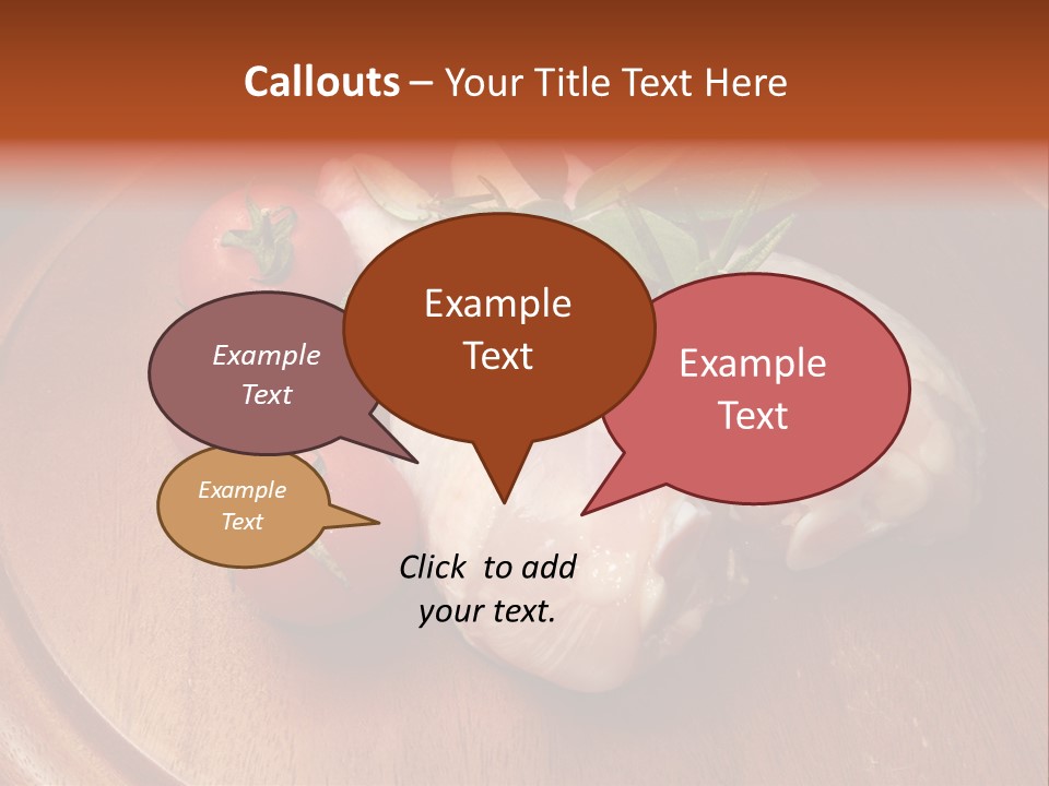 Poultry Dish Diet PowerPoint Template