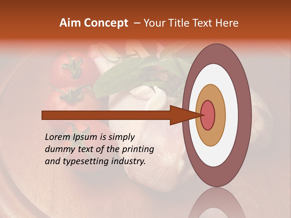 Poultry Dish Diet PowerPoint Template