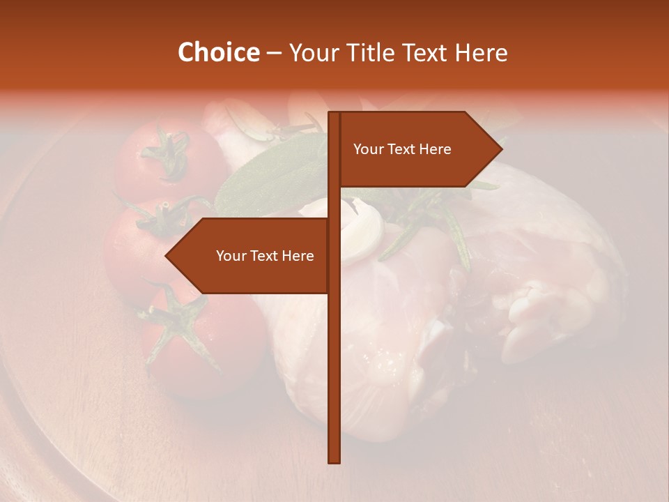 Poultry Dish Diet PowerPoint Template