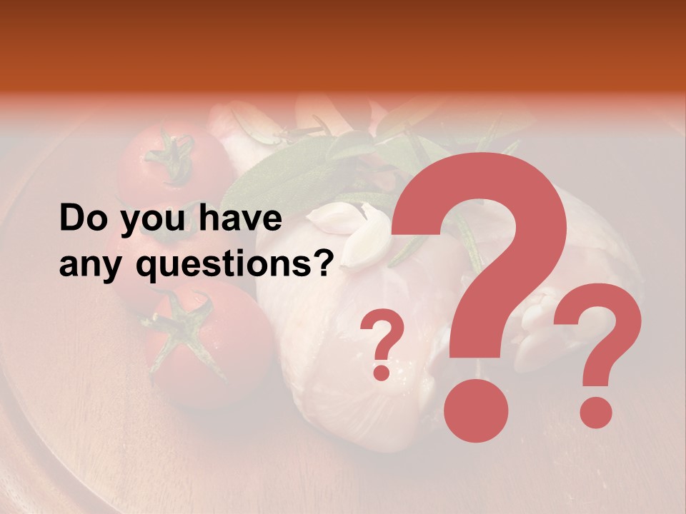 Poultry Dish Diet PowerPoint Template