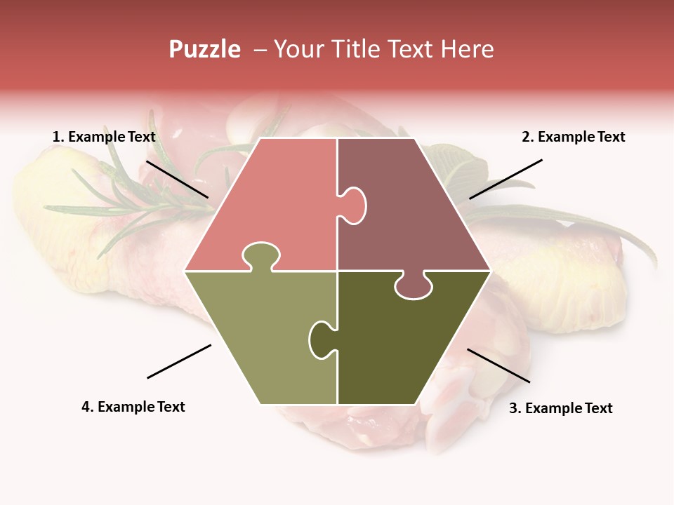 Protein Calorie Uncooked PowerPoint Template