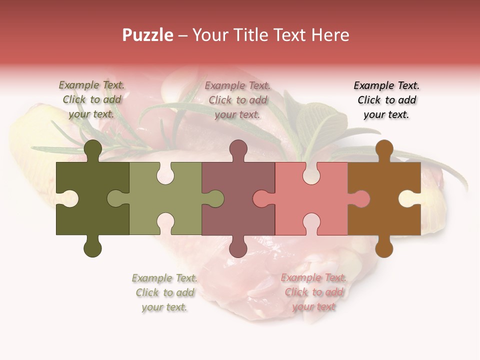 Protein Calorie Uncooked PowerPoint Template