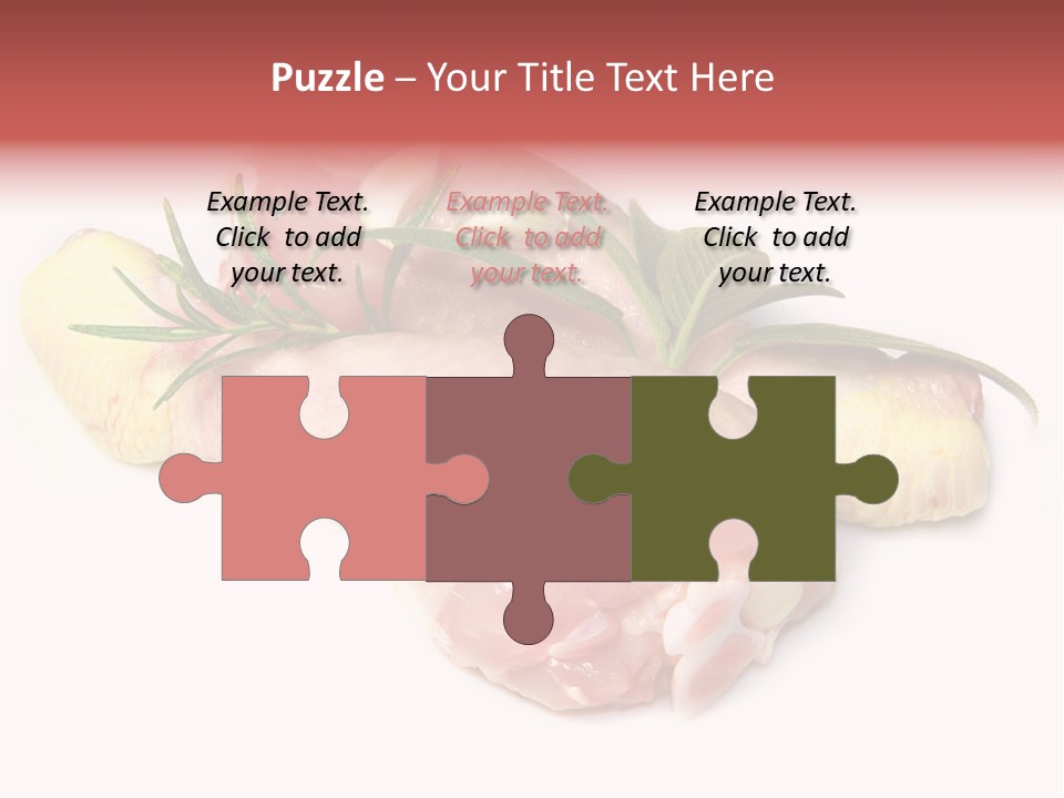 Protein Calorie Uncooked PowerPoint Template