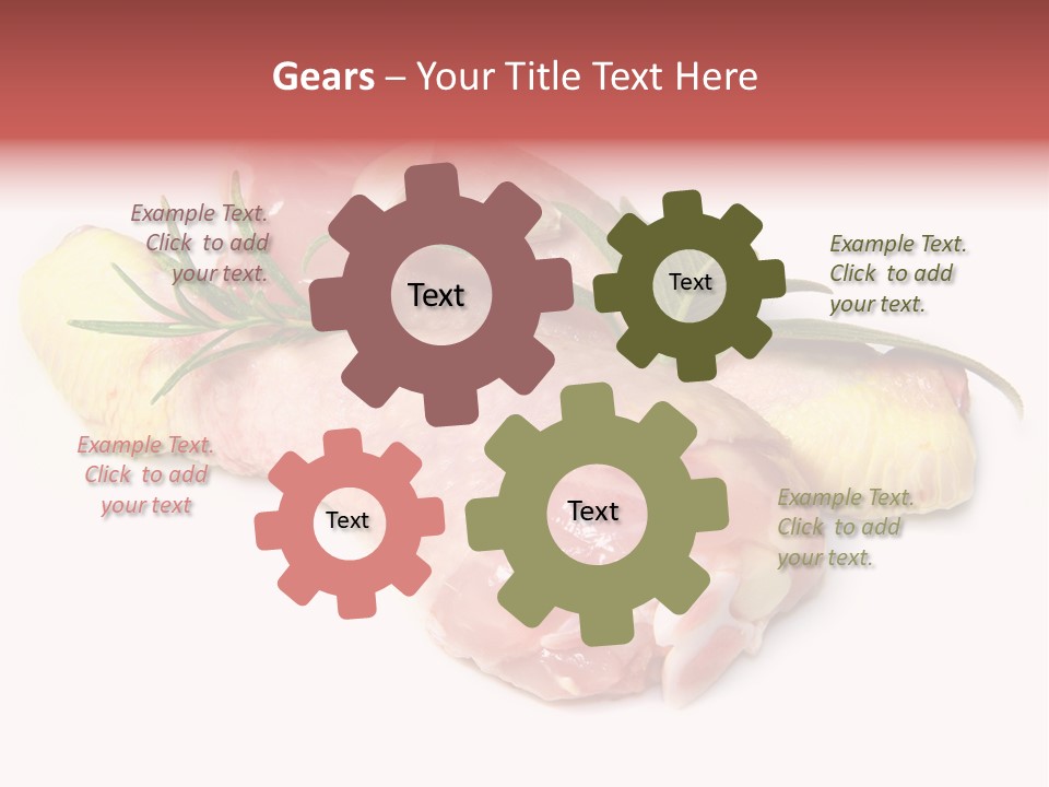 Protein Calorie Uncooked PowerPoint Template