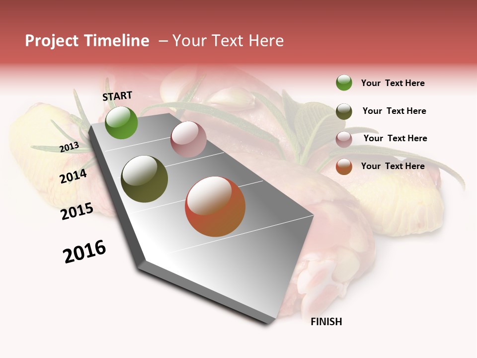 Protein Calorie Uncooked PowerPoint Template