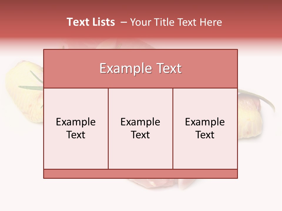Protein Calorie Uncooked PowerPoint Template