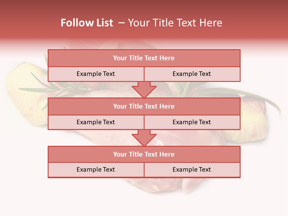 Protein Calorie Uncooked PowerPoint Template