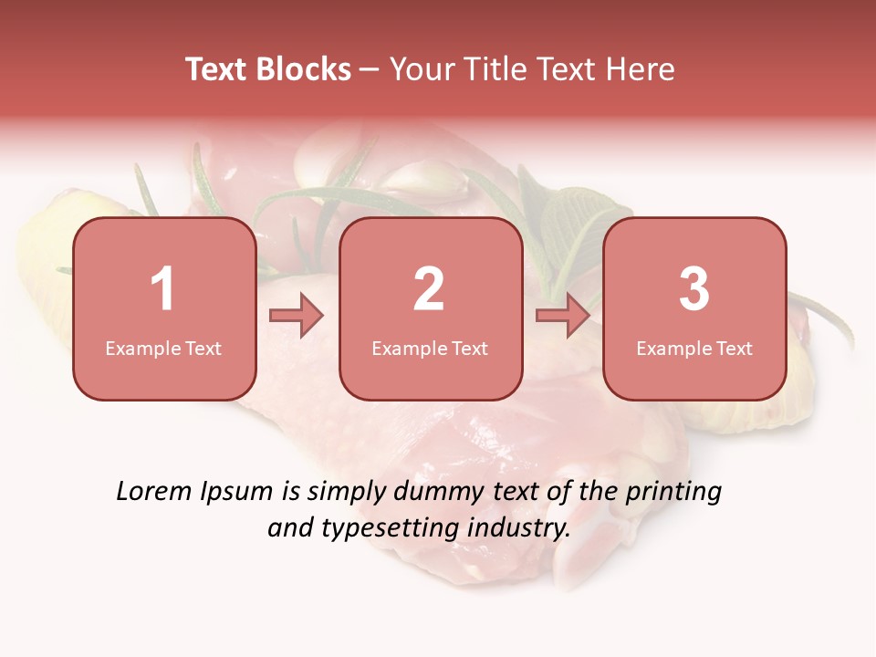 Protein Calorie Uncooked PowerPoint Template