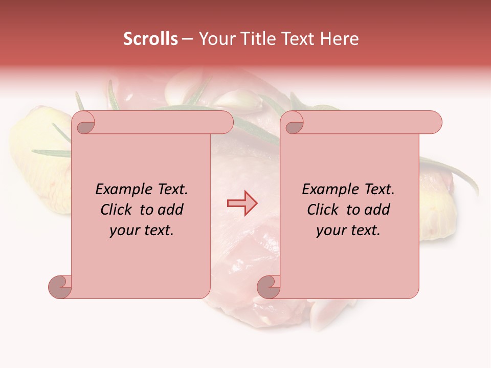 Protein Calorie Uncooked PowerPoint Template