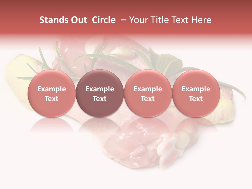 Protein Calorie Uncooked PowerPoint Template