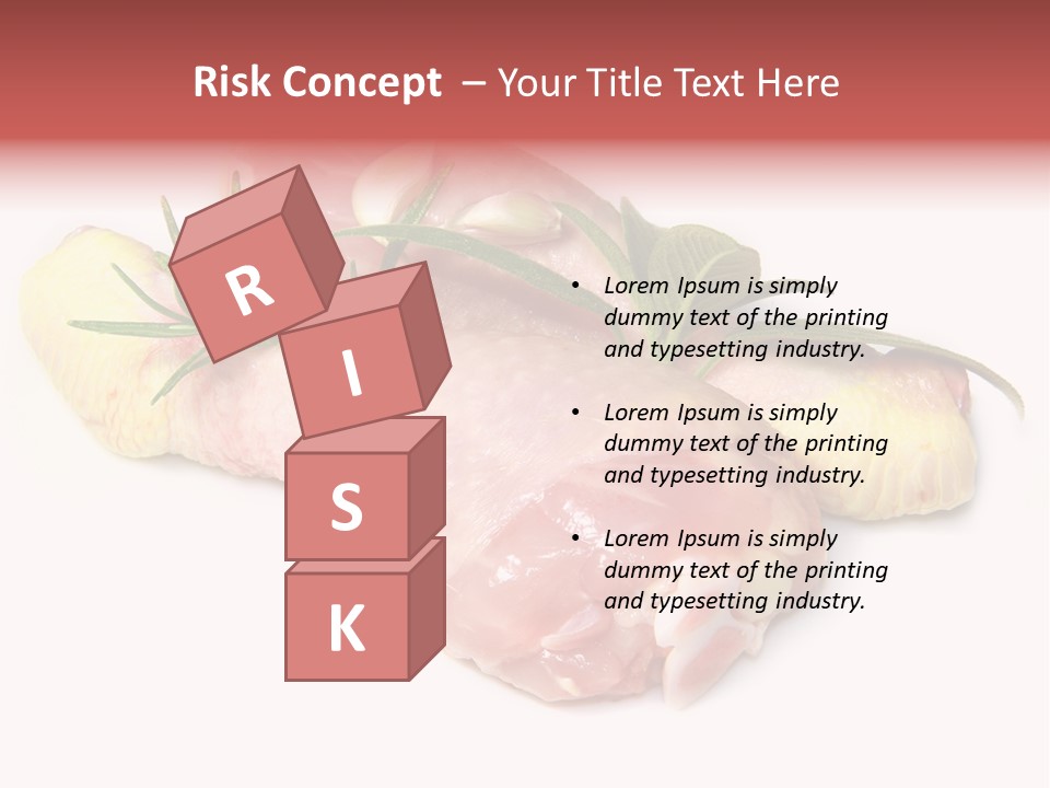 Protein Calorie Uncooked PowerPoint Template