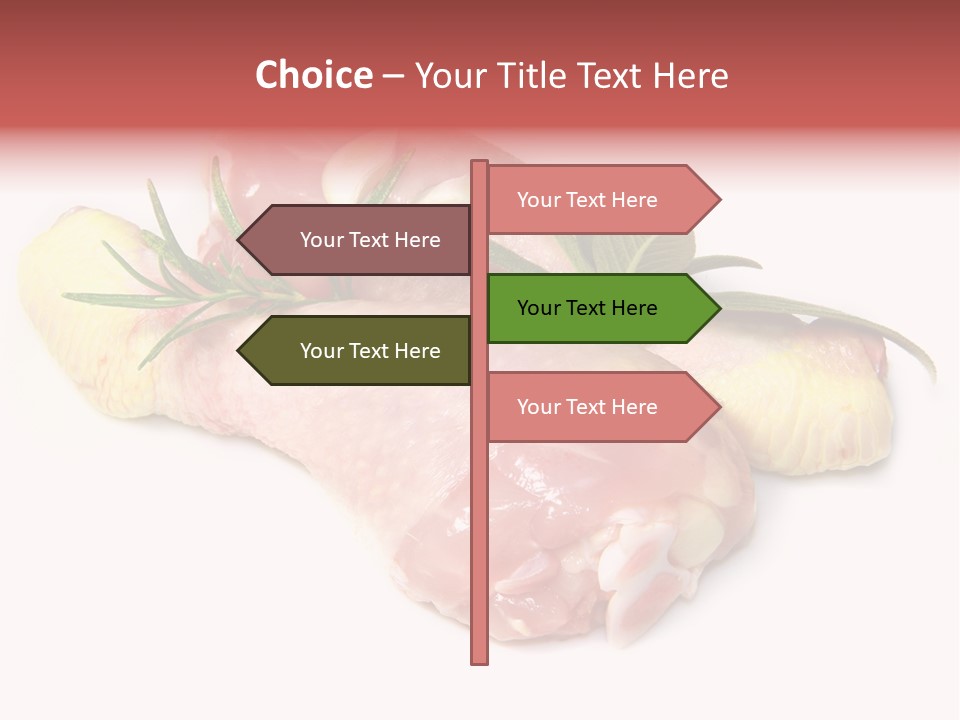 Protein Calorie Uncooked PowerPoint Template