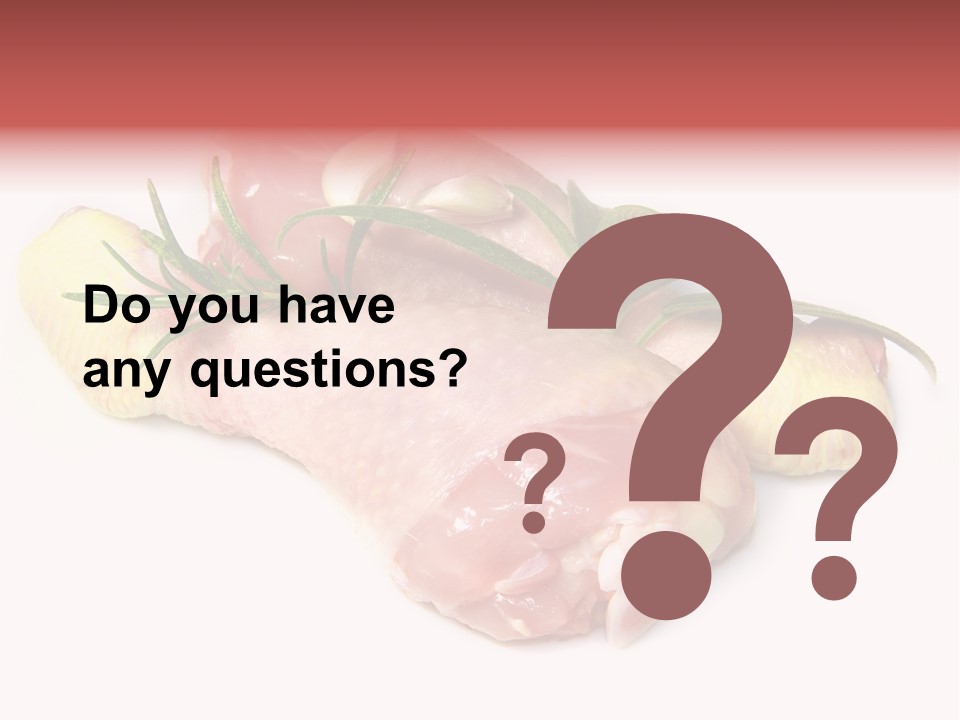 Protein Calorie Uncooked PowerPoint Template