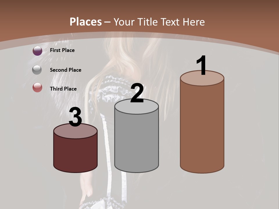 Stylish Girl Beauty PowerPoint Template