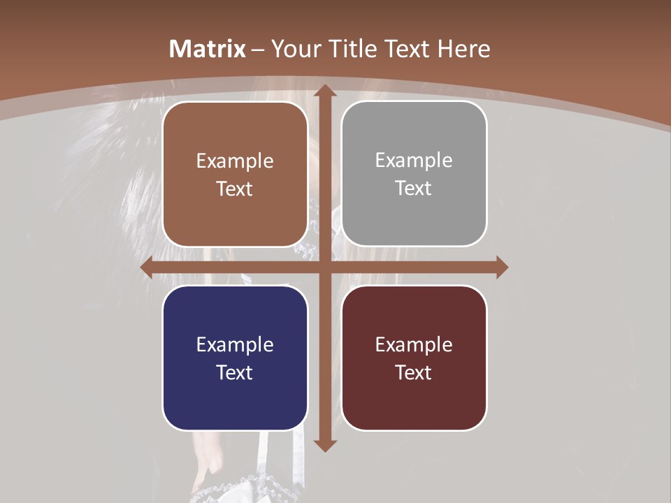 Stylish Girl Beauty PowerPoint Template