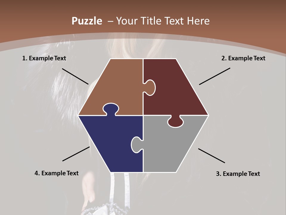 Stylish Girl Beauty PowerPoint Template