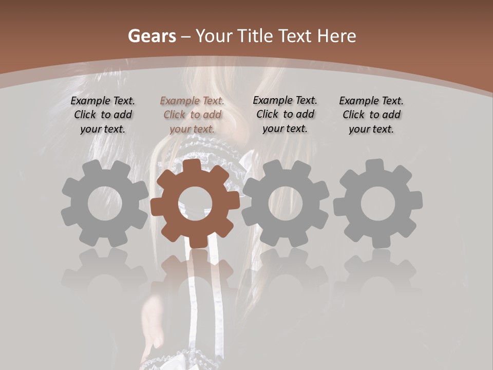 Stylish Girl Beauty PowerPoint Template