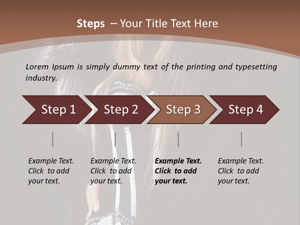 Stylish Girl Beauty PowerPoint Template