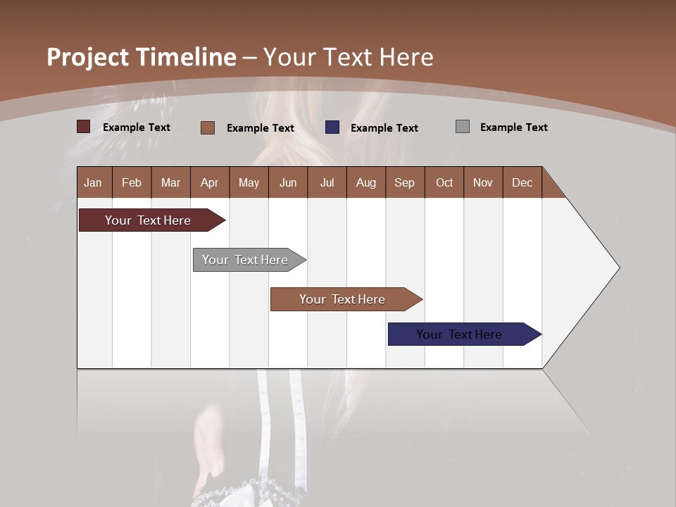 Stylish Girl Beauty PowerPoint Template