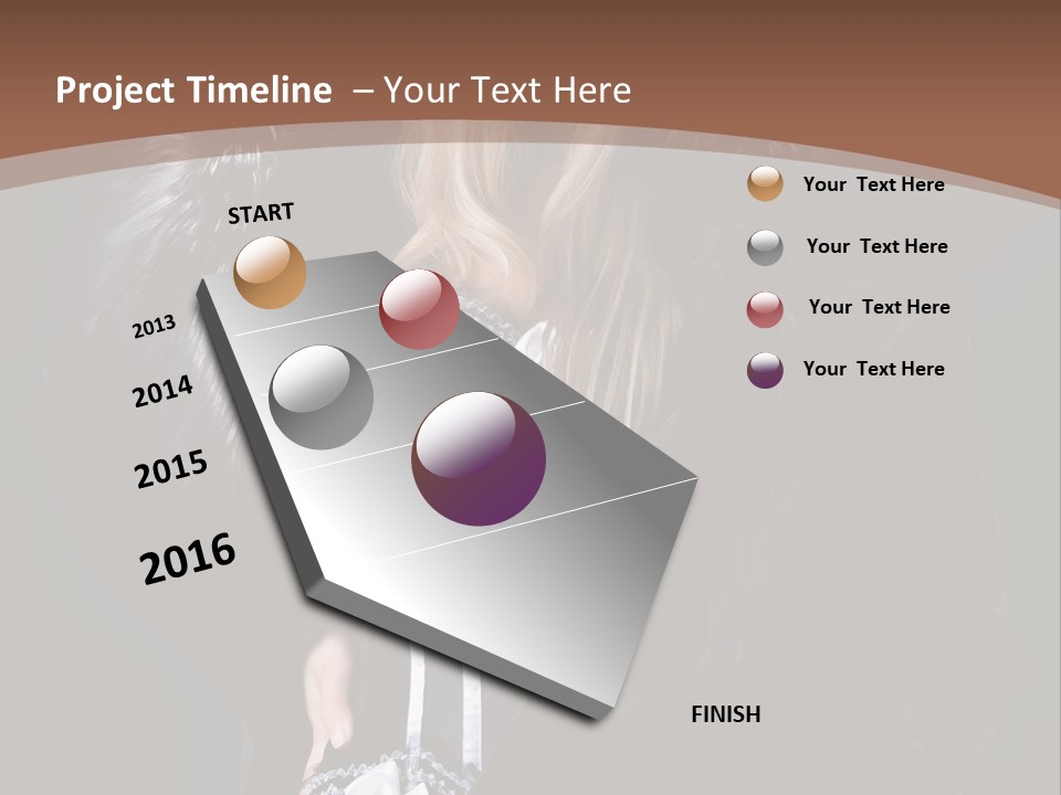 Stylish Girl Beauty PowerPoint Template
