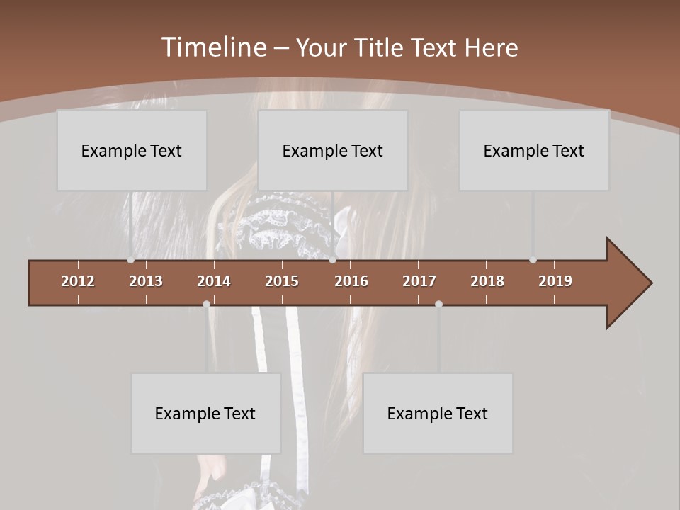 Stylish Girl Beauty PowerPoint Template