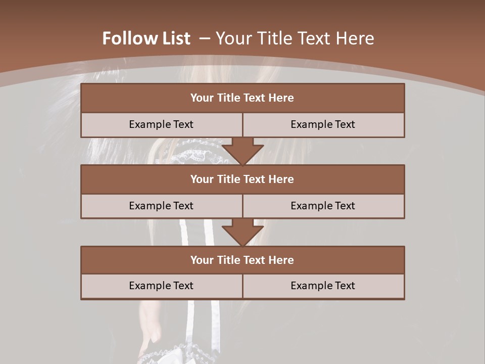 Stylish Girl Beauty PowerPoint Template