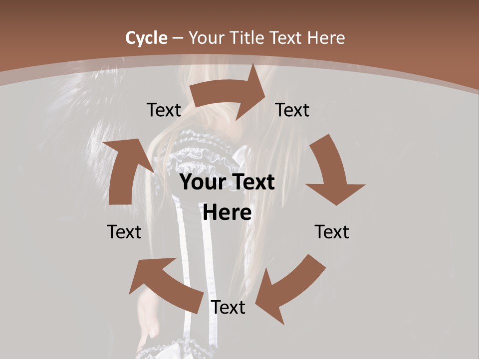 Stylish Girl Beauty PowerPoint Template