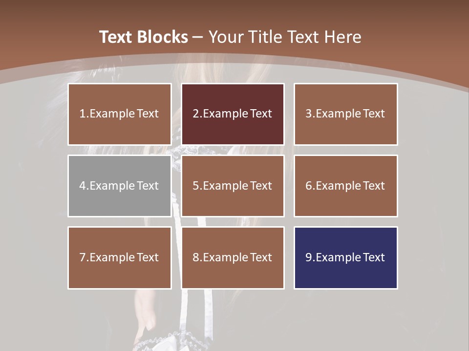 Stylish Girl Beauty PowerPoint Template