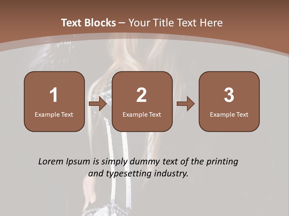 Stylish Girl Beauty PowerPoint Template