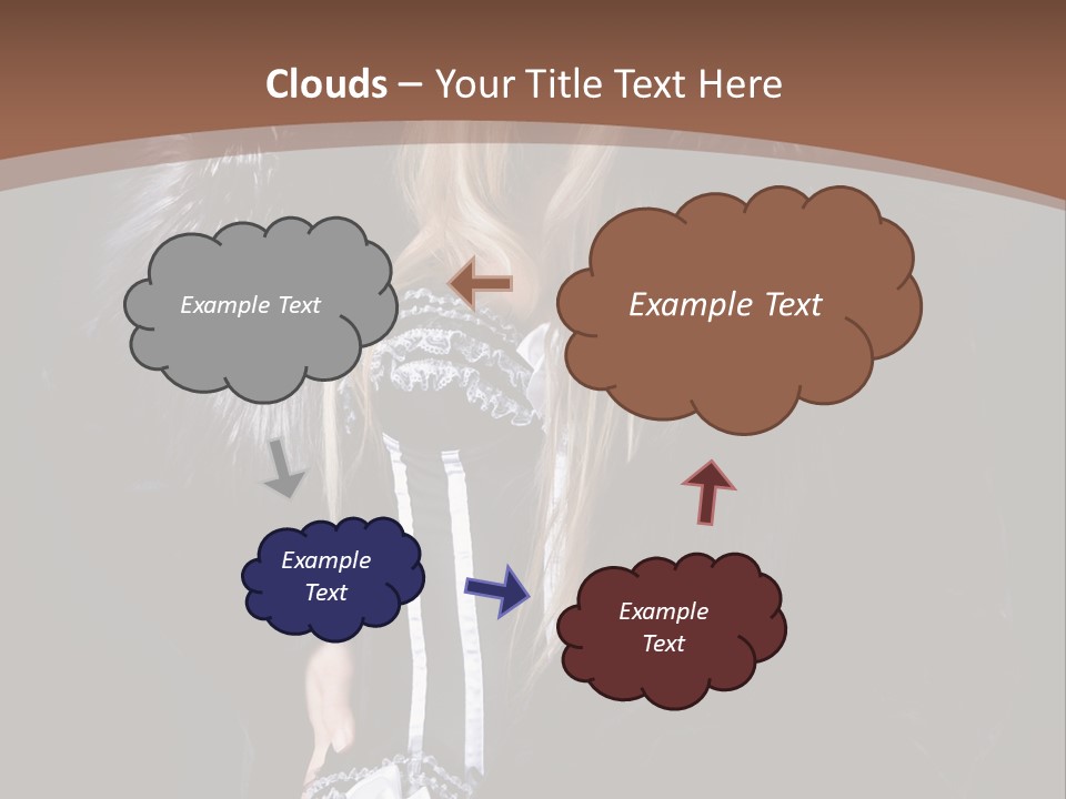 Stylish Girl Beauty PowerPoint Template