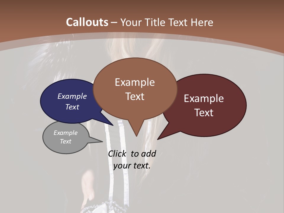 Stylish Girl Beauty PowerPoint Template