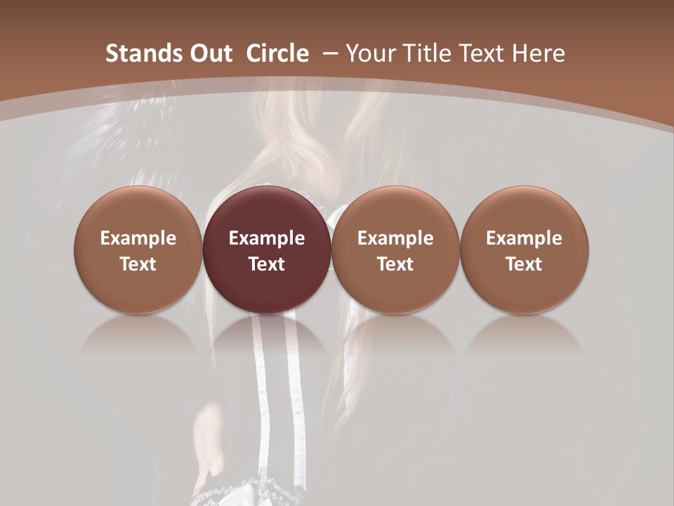 Stylish Girl Beauty PowerPoint Template