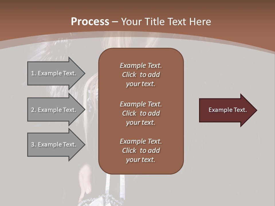 Stylish Girl Beauty PowerPoint Template